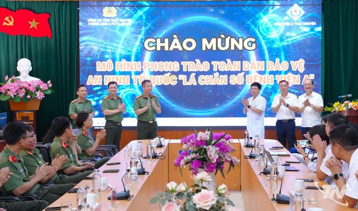 Bệnh viện A Thái Nguyên là cơ sở khám chữa bệnh tiên phong trong xây dựng mô hình phong trào bảo vệ an ninh Tổ quốc "Lá chắn số".