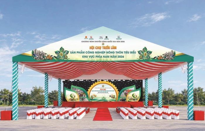 Hội chợ triển lãm sản phẩm công nghiệp nông thôn tiêu biểu khu vực phía Nam - TP. Hồ Chí Minh năm 2026, sẽ khai mạc lúc 17h30 ngày 23/10 và diễn ra đến hết ngày 27/10 tại Nhà thi đấu Phú Thọ, số 01 Lữ Gia, phường Phú Thọ, TP. Hồ Chí Minh. Hội chợ có quy mô khoảng 350 gian hàng.