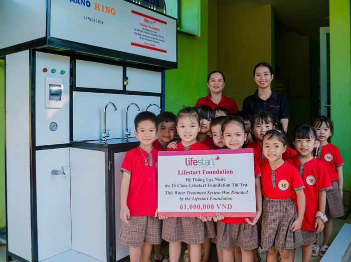 11 trường ở các xã miền núi Đà Nẵng được tặng hệ thống lọc nước uống trong năm học mới.