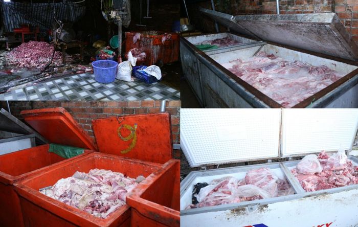 Một số tang vật cơ quan chức năng phát hiện.