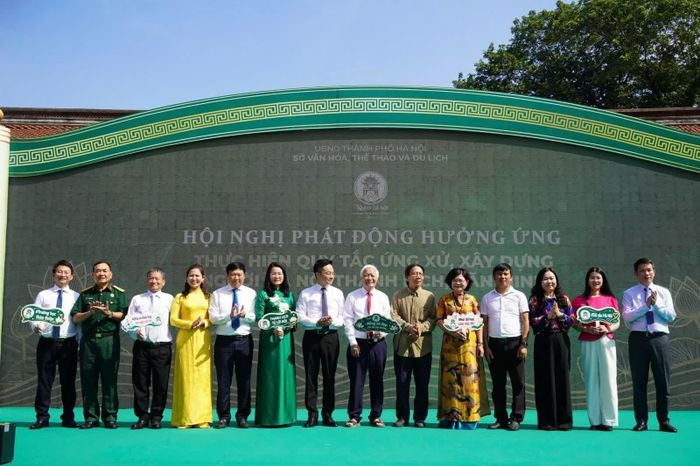 Hà Nội phát động triển khai thực hiện Quy tắc ứng xử, xây dựng người Hà Nội thanh lịch, văn minh năm 2026