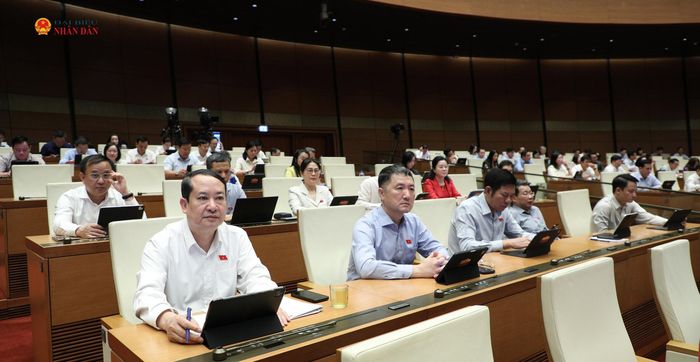 Các đại biểu tham dự phiên họp. Ảnh: Khánh Duy