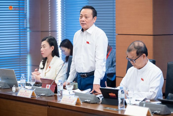 ĐBQH Lê Văn Khảm (TP. Hồ Chí Minh) phát biểu
