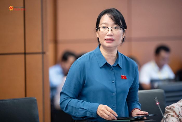 ĐBQH Trần Thị Diệu Thúy (TP. Hồ Chí Minh) phát biểu