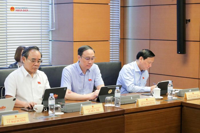 Các đại biểu tại Tổ 11 dự phiên họp