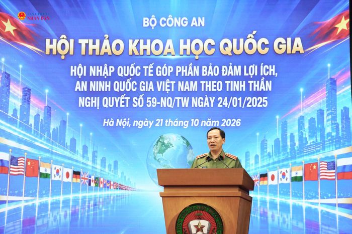 Thượng tướng Lê Văn Tuyến giao Học viện An ninh nhân dân và các đơn vị chức năng cần cập nhật các quan điểm, tư duy mới về hội nhập quốc tế vào tài liệu, giáo trình giảng dạy