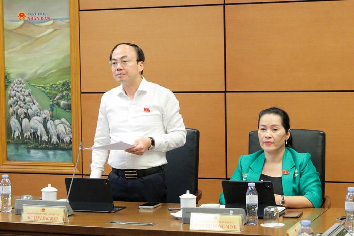 ĐBQH Nguyễn Đăng Bình (Thái Nguyên) phát biểu