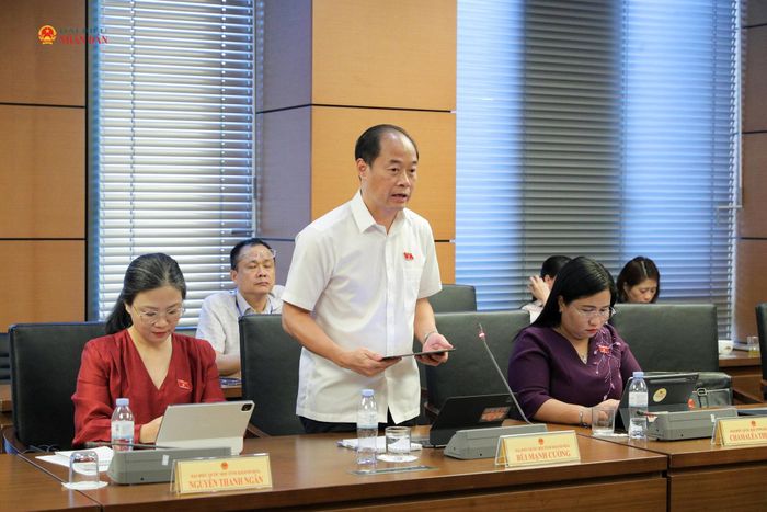 ĐBQH Bùi Mạnh Cường (Khánh Hòa) phát biểu