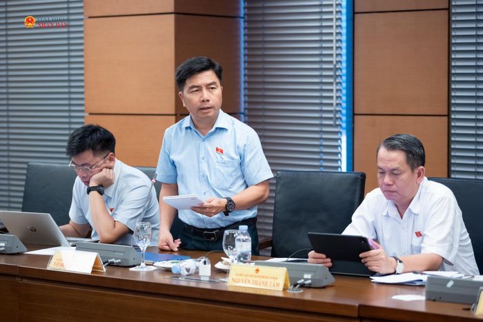 ĐBQH Võ Hoàng Ngân (TP. Hồ Chí Minh) phát biểu
