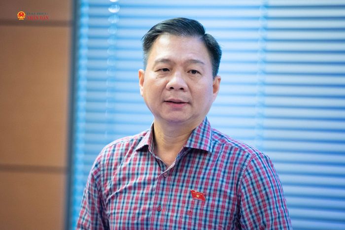 ĐBQH Nguyễn Bình Tân (Cà Mau) phát biểu. Ảnh: Xuân Quý