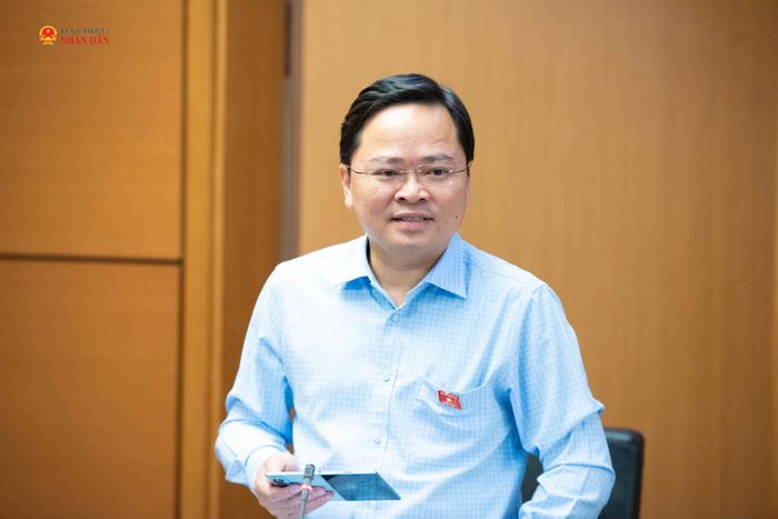 ĐBQH Nguyễn Anh Tuấn (Đà Nẵng) phát biểu. Ảnh: Xuân Quý