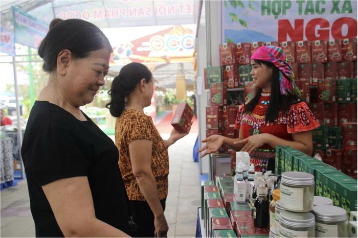 Không gian Hội chợ được bố trí thành các khu vực chính, gồm xúc tiến, quảng bá du lịch liên kết vùng; giới thiệu và kết nối tiêu thụ sản phẩm OCOP.