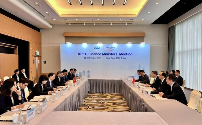 Quang cảnh cuộc làm việc. Ảnh: Bộ Tài chính