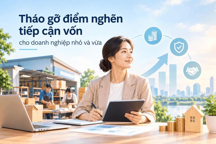 Tháo gỡ khó khăn tiếp cận vốn cần hướng tới mục tiêu giúp doanh nghiệp có phương án khả thi được đánh giá trên cơ sở đầy đủ hơn về năng lực trả nợ (Ảnh minh hoạ)