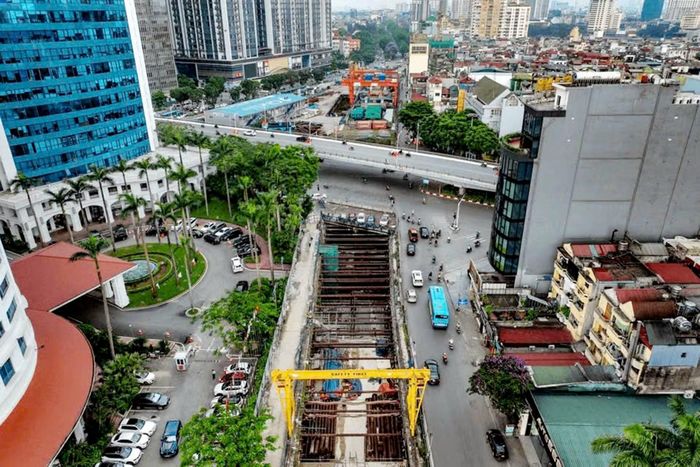 Dự án ga ngầm metro số 3 trên tuyến Kim Mã.