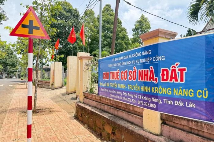 Xã Krông Năng, một trong những địa phương đầu tiên hoàn thành việc cho thuê cơ sở nhà đất dôi dư trên địa bàn tỉnh Đắk Lắk.