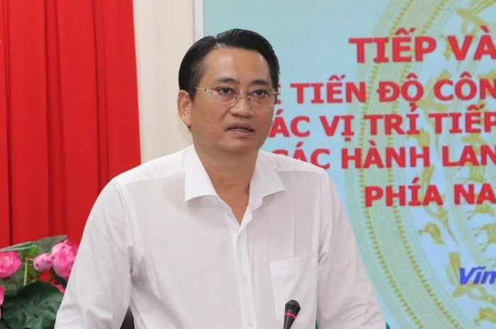 Phó Chủ tịch UBND tỉnh Vĩnh Long Nguyễn Quỳnh Thiện khẳng định địa phương sẽ tập trung nguồn lực, ưu tiên đẩy nhanh giải phóng mặt bằng, bảo đảm tiến độ dự án.