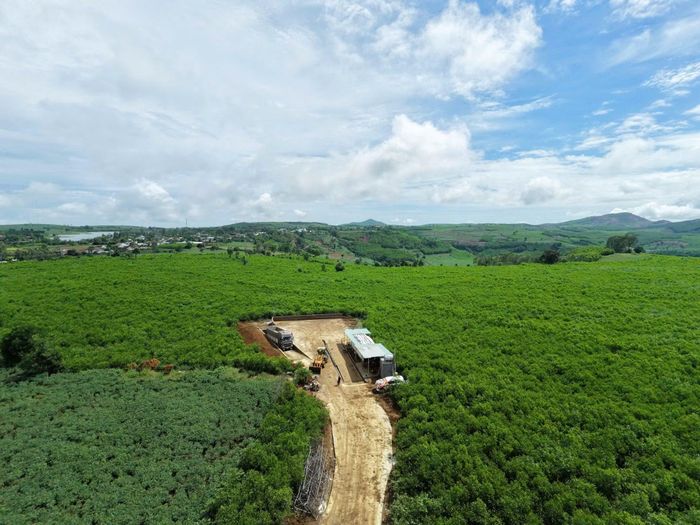 Một trạm cân vừa được UBND xã Vân Hòa chấp thuận phương án sử dụng đất kết hợp đa mục đích vào ngày 17/9/2026 đã tổ chức vận hành. Ảnh: Hữu Toàn.