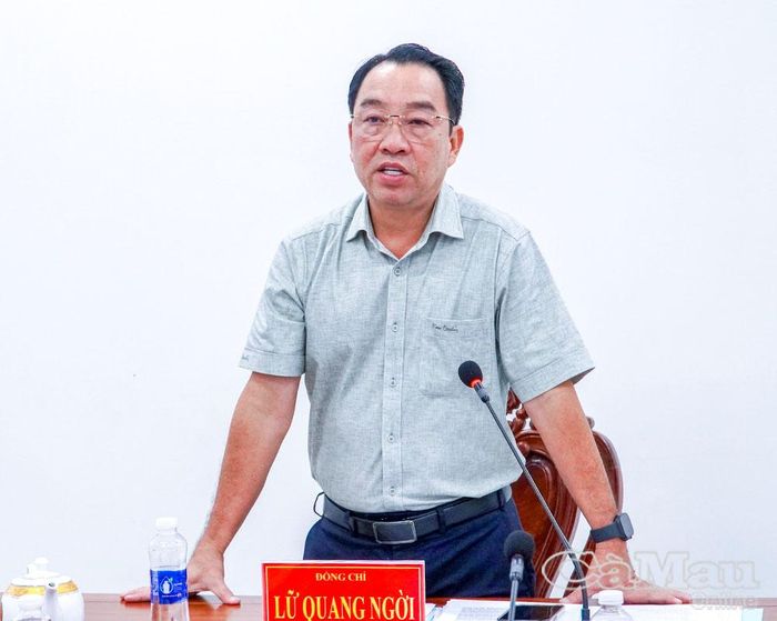 Phó Bí thư Tỉnh uỷ, Chủ tịch UBND tỉnh Lữ Quang Ngời kết luận, chỉ đạo hướng xử lý các vụ việc.