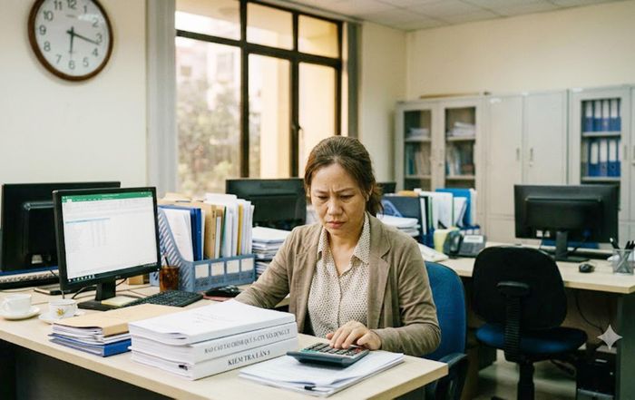 Áp lực, lo âu sẽ giảm khả năng tập trung làm việc (Ảnh minh họa: AI)