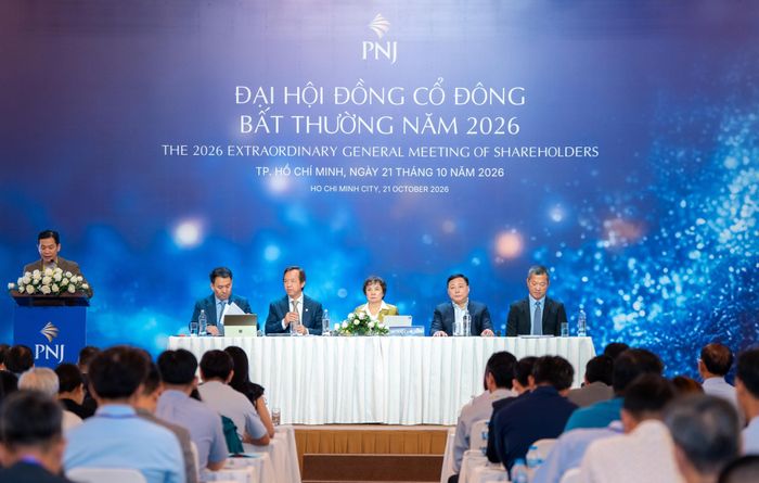 Đại hội đồng cổ đông bất thường năm 2026 của PNJ diễn ra tại TP.HCM. (Ảnh: Đại Việt)