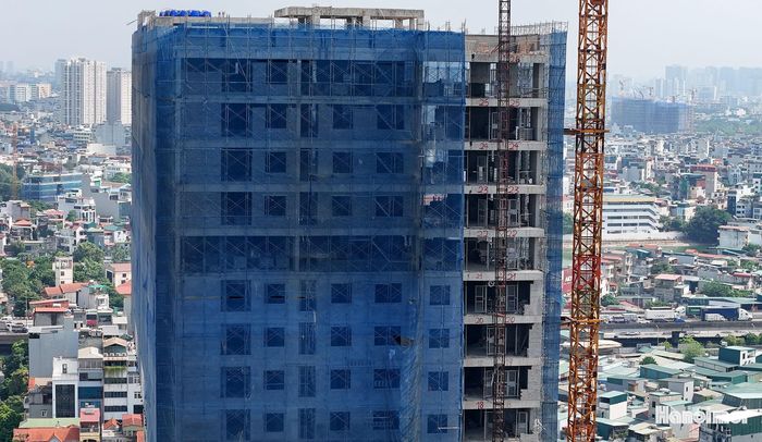 Thời điểm hiện tại, công trình đã hoàn thành phần kết cấu thô, cất nóc và đang trong quá trình hoàn thiện mặt ngoài, hệ thống kỹ thuật bên trong.