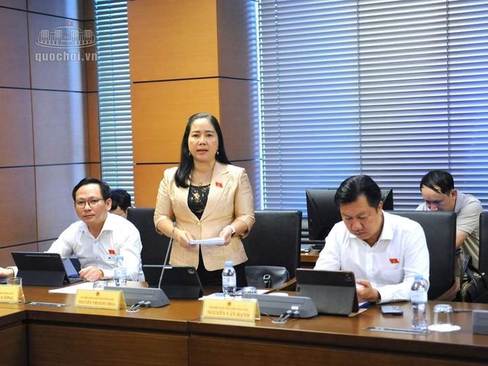 Nguyễn Thị Kim Thoa (Đoàn ĐBQH tỉnh Vĩnh Long). Ảnh: Media Quốc hội