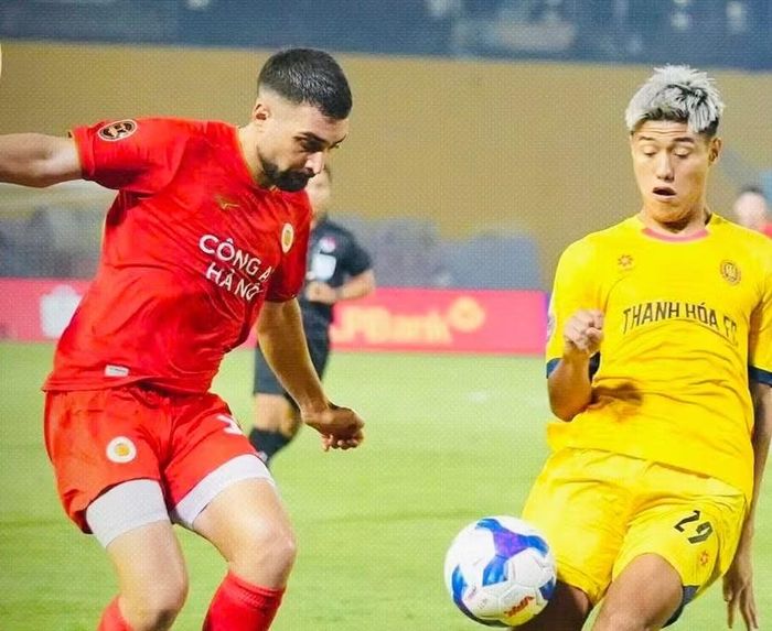 Công an Hà Nội FC hòa Thanh Hóa 1-1 tại vòng 5