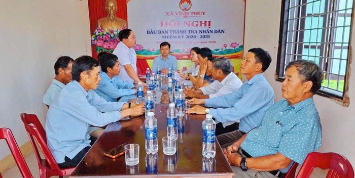 Hội nghị bầu Ban Thanh tra Nhân dân xã Vĩnh Thủy, nhiệm kỳ 2026-2031 - Ảnh P.T.