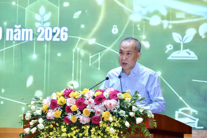 Ông Phan Như Nguyện, Phó Chủ tịch Thường trực Trung ương Hội Nông dân Việt Nam phát biểu tại chương trình.