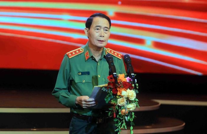 Thượng tướng Lê Quốc Hùng, Ủy viên Trung ương Đảng, Thứ trưởng Bộ Công an phát biểu