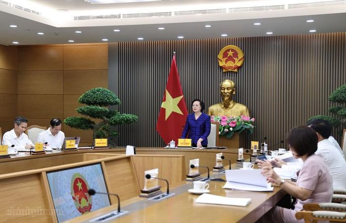 Phó Thủ tướng Phạm Thị Thanh Trà đề nghị rà soát, chuyển hóa các cam kết quốc tế thành nguồn lực phát triển - Ảnh: chinhphu.vn/Thu Giang
