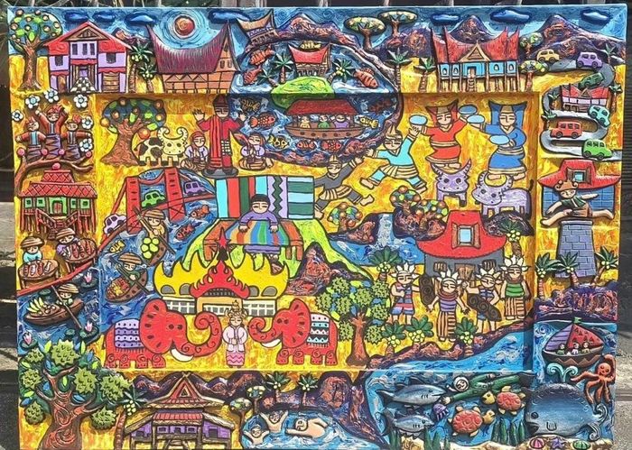 Một tác phẩm của họa sĩ Indonesia.