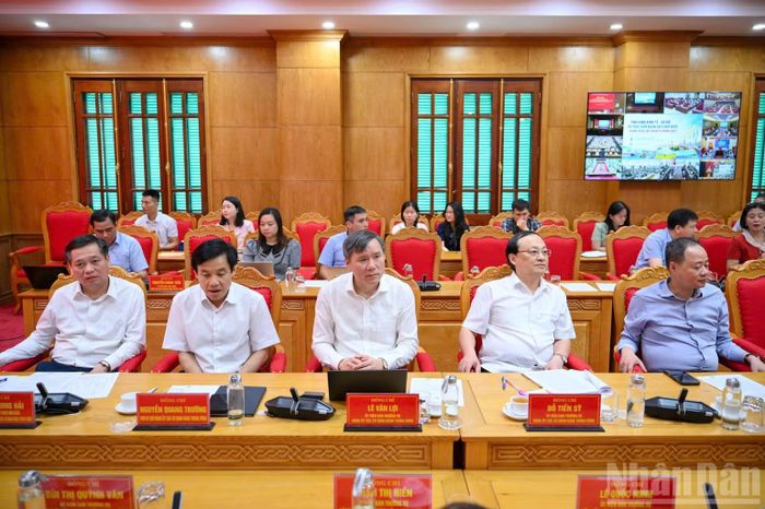 Các đại biểu tham dự hội nghị. (Ảnh: THẾ ĐẠI)