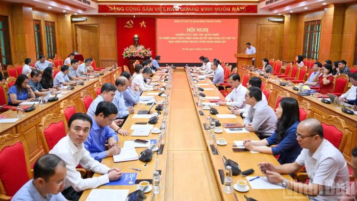Quang cảnh hội nghị. (Ảnh: THẾ ĐẠI)