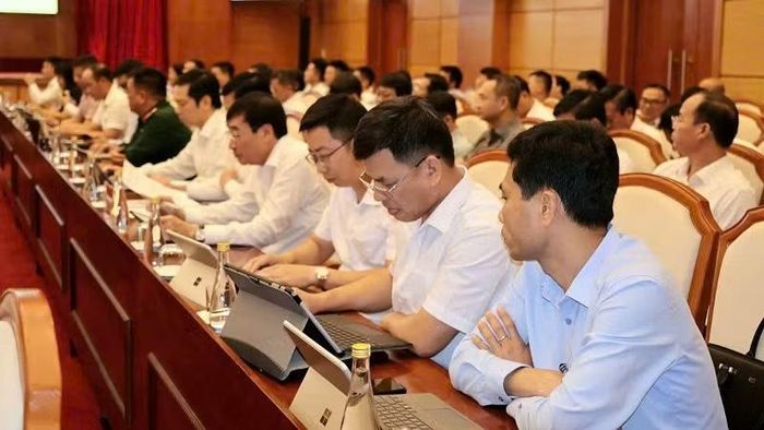 Đại diện các doanh nghiệp trên địa bàn thành phố tham dự Hội nghị. (Ảnh: QUANG THỌ)