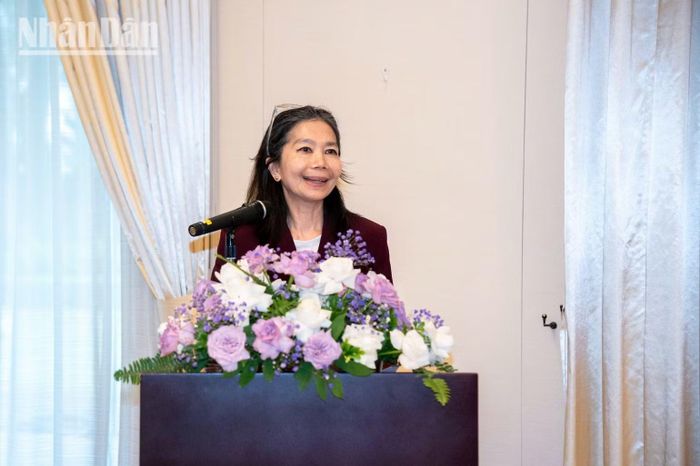 Bà Pauline Tamesis, Điều phối viên Thường trú Liên Hợp quốc tại Việt Nam, cho biết đây là dự án đầu tiên do Nhật Bản tài trợ thuộc Chương trình GMCP của UNODC dành riêng cho Việt Nam.