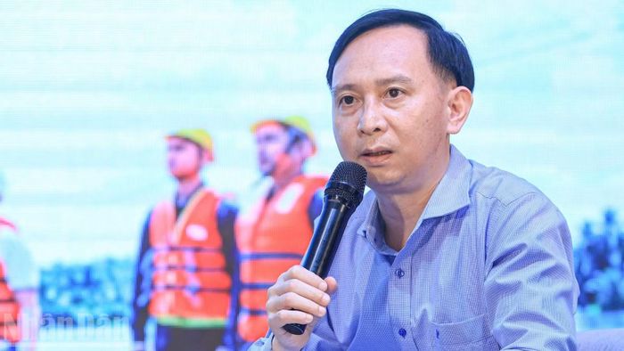Ông Lê Hữu Cầu, Trưởng phòng Khoa học công nghệ, Ban Quản lý dự án Thăng Long, Bộ Xây dựng. (Ảnh: TẠ HẢI)