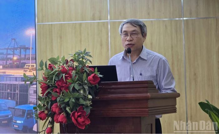 Ông Bùi Quang Tuấn, Phó Chủ tịch Hội Kinh tế Việt Nam. (Ảnh: KIM DUNG)