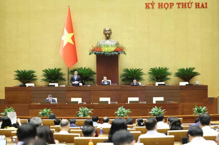 Quang cảnh phiên họp Quốc hội. Ảnh: TRỌNG HẢI