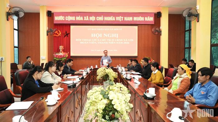 Xã Sơn Vĩ chú trọng đối thoại với đoàn viên, thanh niên, lắng nghe và giải đáp những kiến nghị về khởi nghiệp, việc làm và phát triển kinh tế.