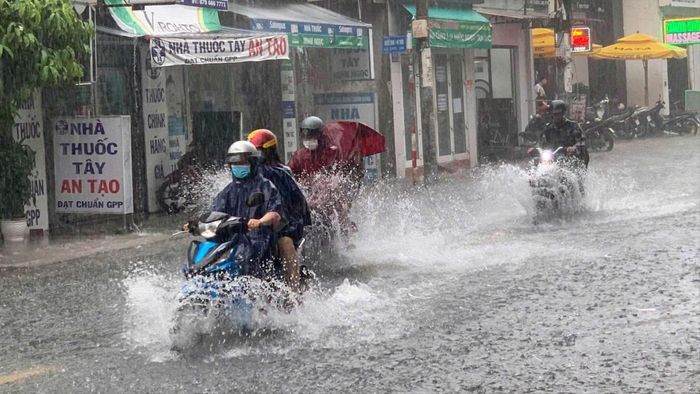 Cần đề phòng mưa lớn kết hợp triều cường cao gây ngập úng ở những nơi trũng thấp