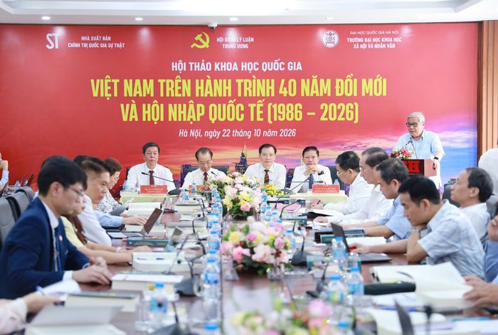 Hội thảo tập trung tổng kết những thành tựu, hạn chế và bài học kinh nghiệm sau 40 năm Đổi mới