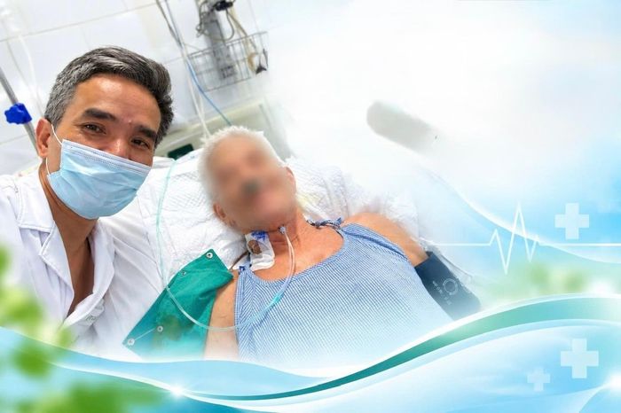  Người bệnh hồi phục sau 17 ngày điều trị tích cực tại Bệnh viện Bạch Mai. Ảnh: Bác sĩ cung cấp 