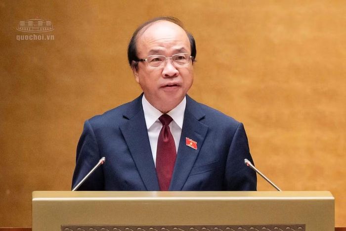 Ông Phan Chí Hiếu, Chủ nhiệm Ủy ban Pháp luật và Tư pháp. Ảnh: Quốc hội media.