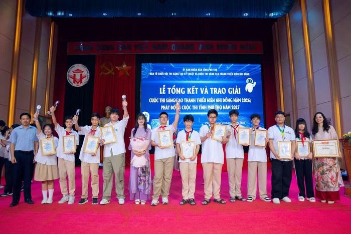 Dự án đạt giải Đặc biệt tại Cuộc thi Sáng tạo thanh thiếu niên, nhi đồng tỉnh Phú Thọ năm 2026, lĩnh vực Đồ dùng dành cho học tập.