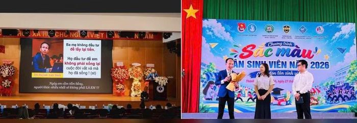TS Huỳnh Anh Bình không chỉ nói về chọn ngành, chọn nghề, kỹ năng định vị bản thân. Ông còn chia sẻ nhiều vấn đề sát sườn thực tế cuộc sống thông qua các chuyên đề cho học sinh, sinh viên cả nước.