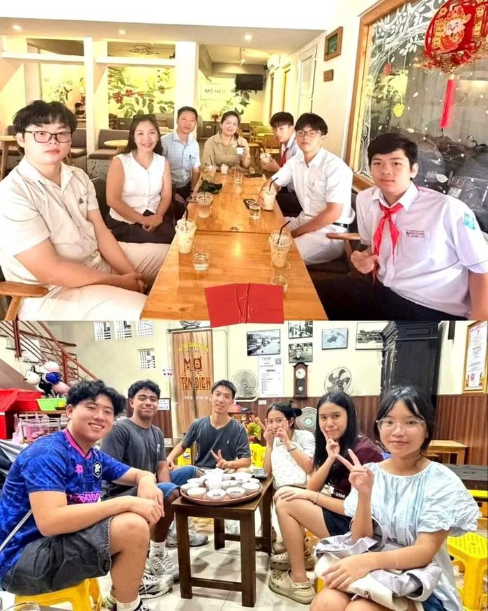 Học sinh Singapore sinh hoạt cùng các gia đình học sinh Trường THCS Nguyễn Tri Phương theo hình thức ở homestay tại TP Huế.