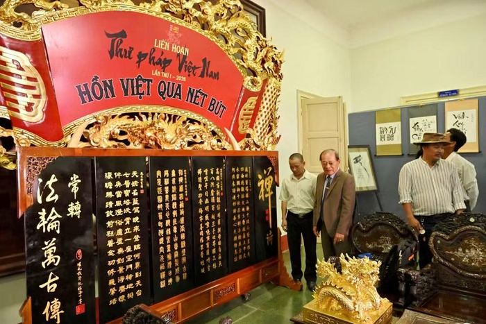 Các thư pháp Hán Nôm và thư pháp Quốc ngữ tại Liên hoan nhằm góp phần bảo tồn, phát huy nét đẹp văn hóa tinh thần gắn với truyền thống hiếu học của dân tộc.