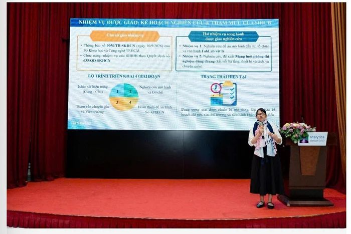 Bà Nguyễn Thị Thơ Mộng, Trưởng phòng Truyền thông và Hợp tác quốc tế, Trung tâm Khởi nghiệp sáng tạo TP.HCM (SIHUB).